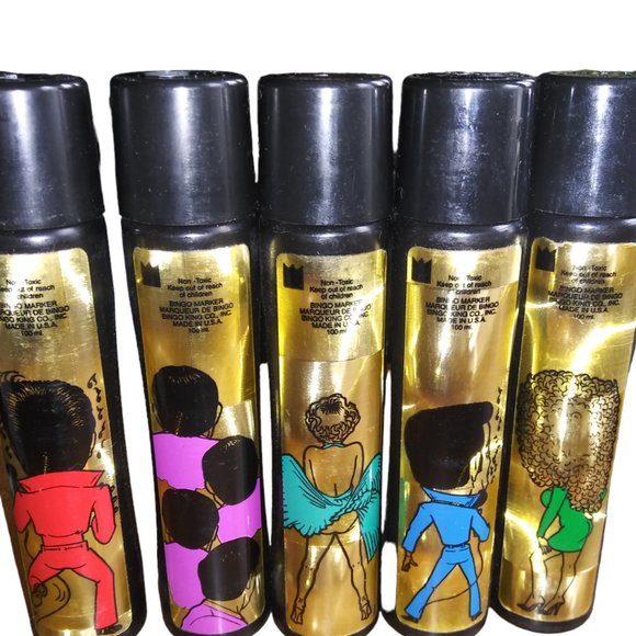 Goin For The Glitz Brilliant Bingo Ink Markers Collectors Set of 5 Vegas Stars - Picture 3 of 11